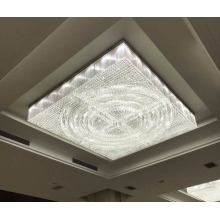 Personalizado candelabro contemporâneo iluminação do teto de cristal quadrado lamp16414